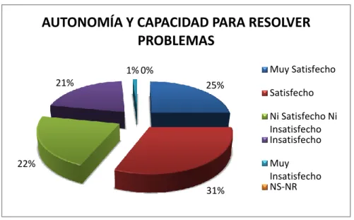 Gráfico 8. Autonomía y Capacidad del Personal Responsable 
