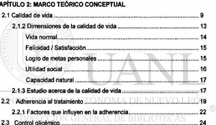 TABLA DE CONTENIDO 