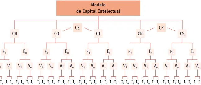 Figura 1. Estructura del Modelo de Capital Intelectual «INTELLECTUS» 