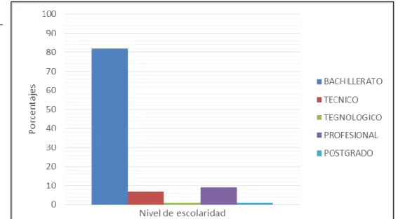 Ilustración 2 Nivel de escolaridad 