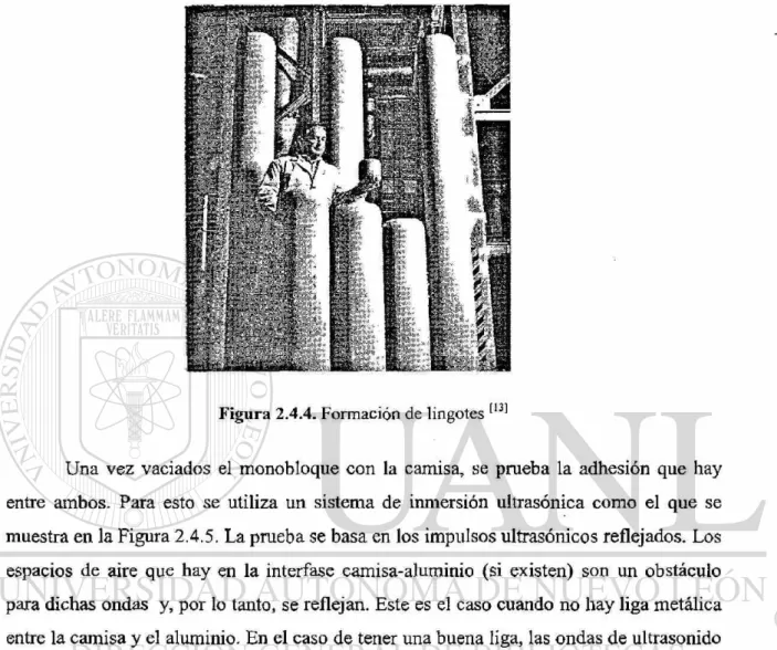 Figura 2.4.4. Formación de lingotes  [13] 