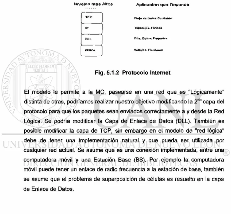 Fig. 5.1.2 Protocolo Internet 