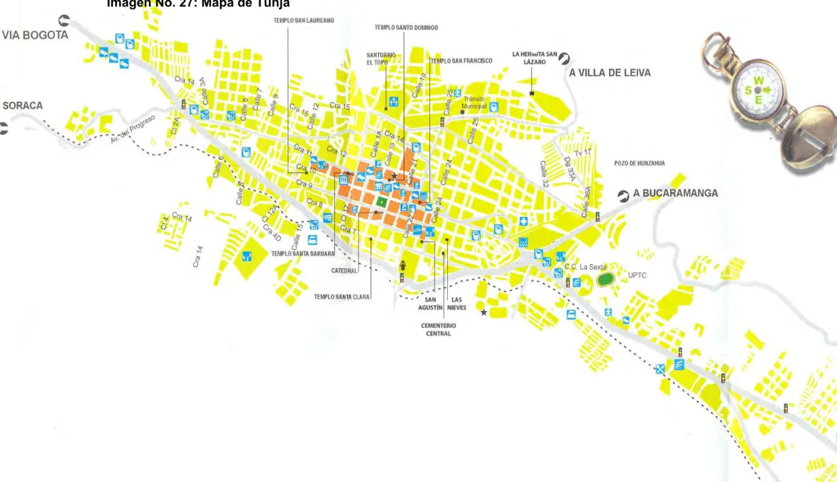    Imagen No. 27: Mapa de Tunja  