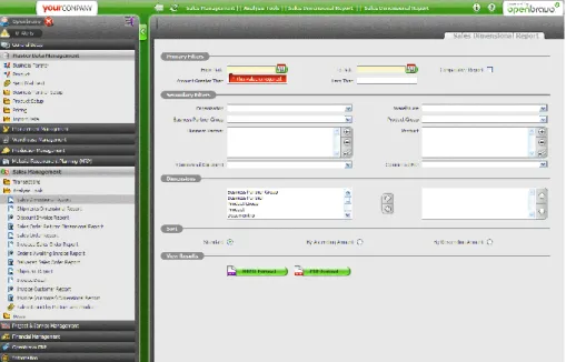 Figura 5. Funcionalidad de Openbravo 