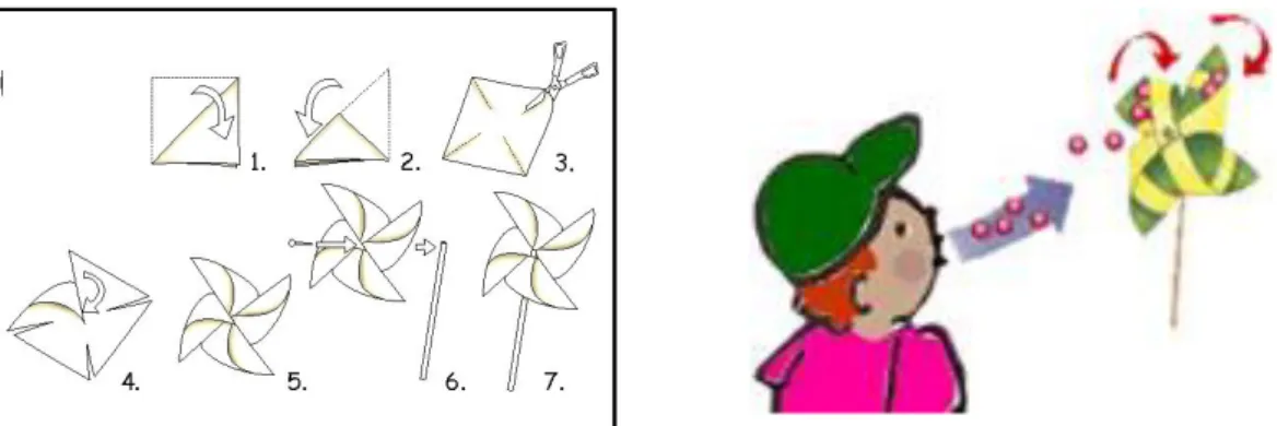 Foto 9: Ejemplo molinillo de papel y ejemplo del molinillo en movimiento.    