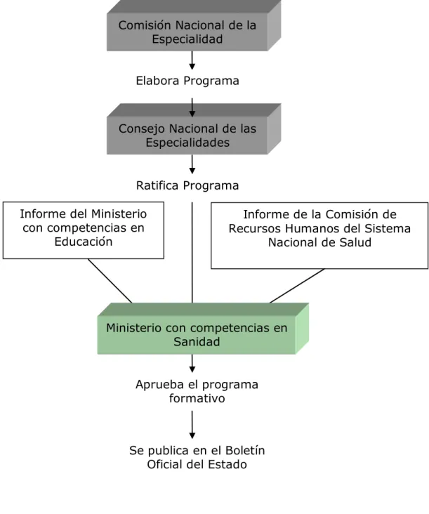 Ilustración 7.- Desarrollo de los programas de Formación Especializada           (Ley 44/2003, de 21 de noviembre)