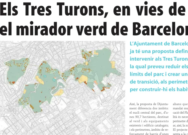 Mapa del projecte per al parc.