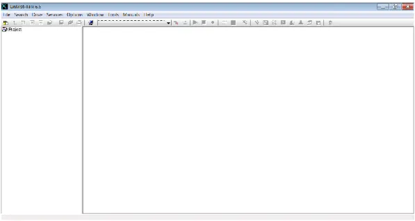 Figura 3.1.2: Pagina inicial software LinMot Talk. 
