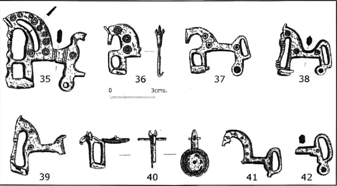 Figura 5. Fíbulas de caballito. 