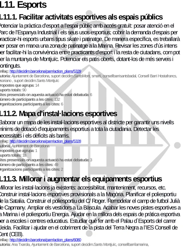 1.11.2. Mapa d’instal·lacions esportives 