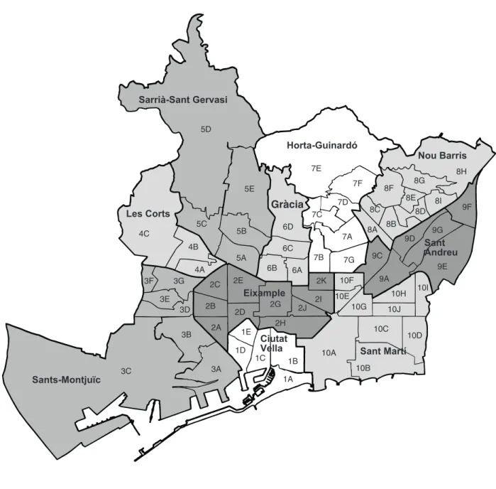 Mapa de sectors sanitaris i ABS