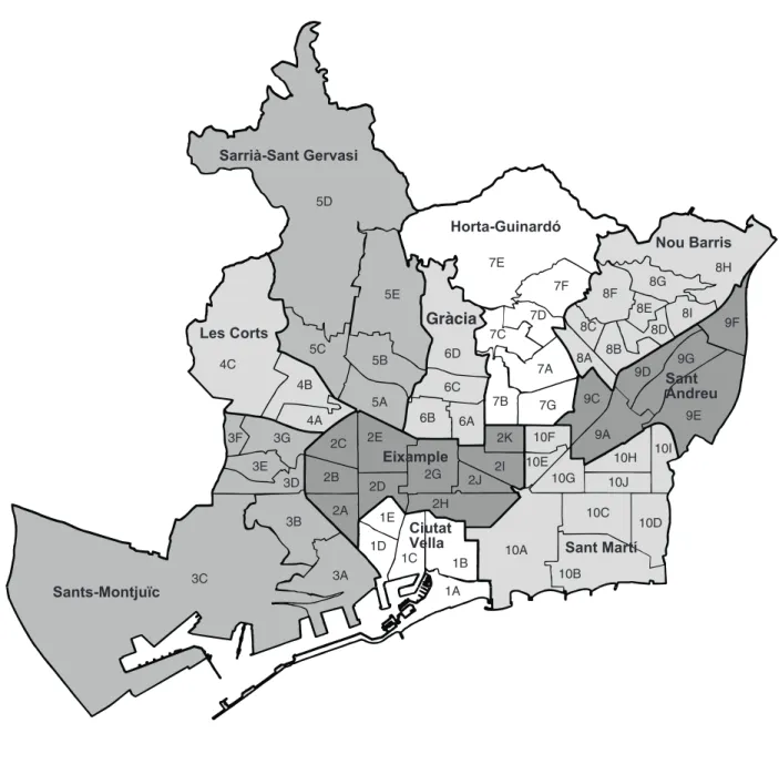 Mapa de sectors sanitaris i ABS