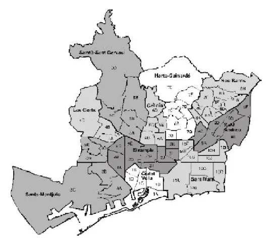 Mapa de sectors sanitaris i ABS 