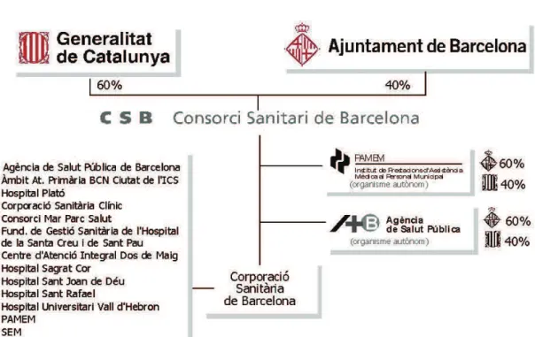 Figura 1. Estructura del CSB, 2015 