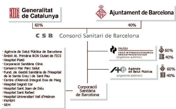 Figura 1. Estructura del CSB, 2016 