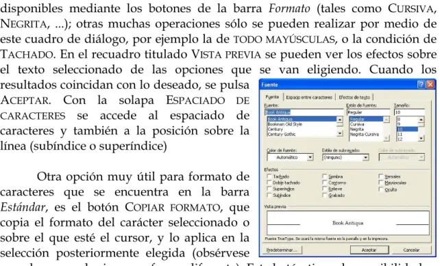 cuadro de diálogo. En este cuadro de 