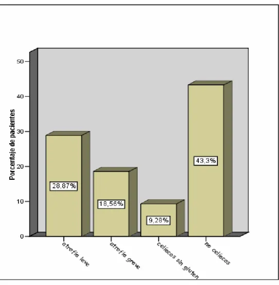 Figura 7. Distribución porcentual según grupos concretos de patología 
