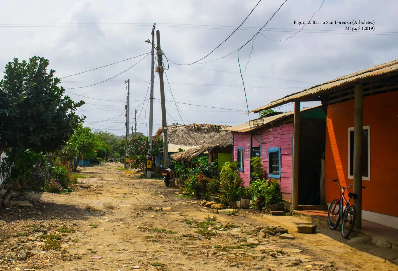Figura 2. Barrio San Lorenzo (Arboletes) Maya, S (2019)