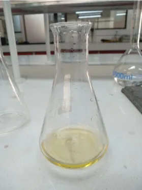 Figura  14.  Prueba de alcalinidad de la muestra en laboratorio. Elaboración propia