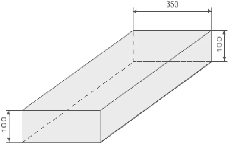 Figura 5. Dimensiones en centímetros del tanque de hortalizas. 