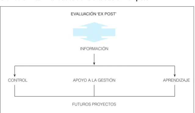 Gráfico 6. Las finalidades de la evaluación ‘ex post’