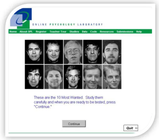 Figura 2. 3. Experimento Facial Recognition. 