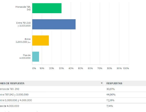 Figura 4. Ingresos mensuales. 
