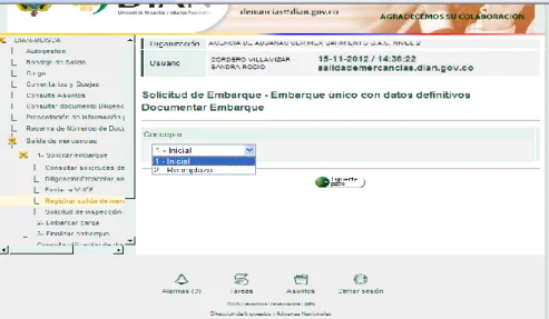 Figura 9.Documentacion de embarque 