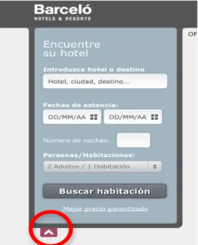 Ilustración 11:  Cuadro de Reservas Barceló 