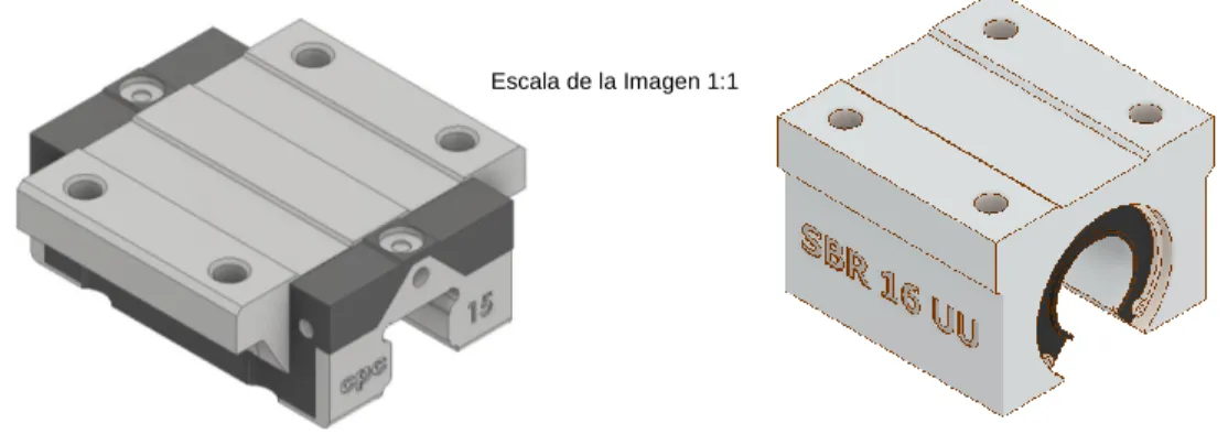 Figura 17. Guía lineal SBR16 N50 