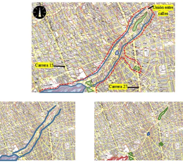 Figura 15.  Área definida por factores geográficos Fuente: Elaboración propia 