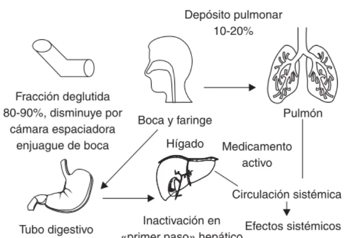 Cuadro XI. Potencias equivalentes estimadas de corticoides inhalados.