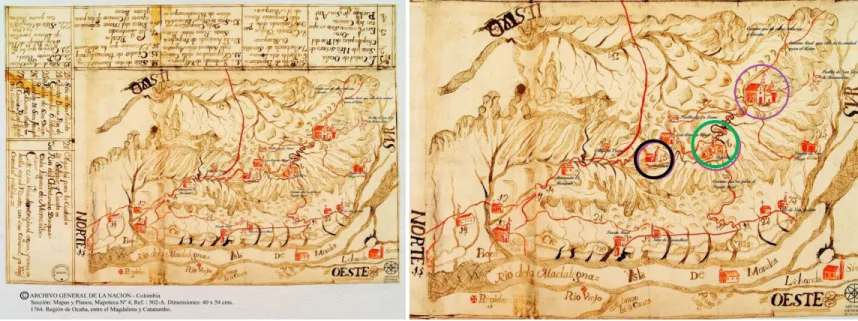 Ilustración 1. 1764. Mapa Ocaña-Río de Oro 