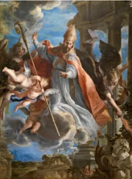 Figura 2 El triunfo de San Agustín (Coello, 1664). 