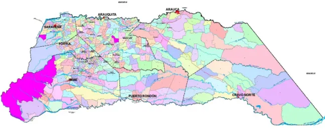 Figura 4. Mapa de Arauca 