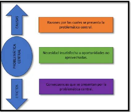 Figura 3. Esquema árbol de problemas 