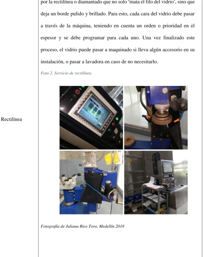 Foto 2. Servicio de rectilínea 