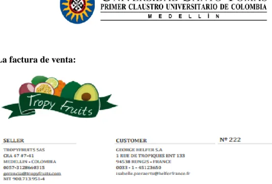 Ilustración 3 factura de venta