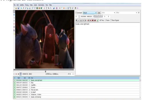 Figura 6. Software de aprendizaje 