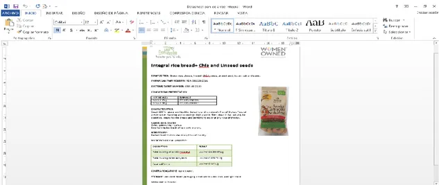 Figura 7. Fichas Técnicas Adoptado de la Empresa Naturela S.A.S proyecto COMEX 