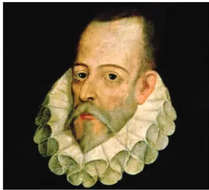 Figura 1. Don Miguel de Cervantes Saavedra, «el príncipe de los 