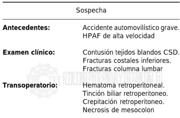 Fig. 2. Tomografía axial computada que muestra hematoma