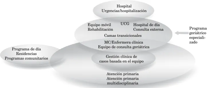 Figura 1. Modelo geriátrico de cuidados progresivos.