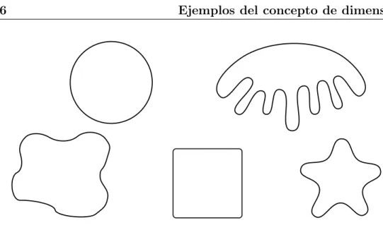 Figura 3.2: Ejemplos de curvas cerradas simples.