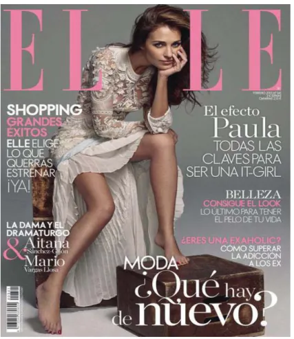 Figura 3. Portada Elle febrero 