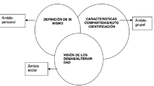 Figura 1: Dimensiones de la identidad profesional  