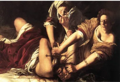 Ilustración 1 . Artemisia Gentileschi, Judith Decapitando 