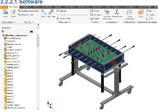 Figure 9: Foosball's 3D picture 