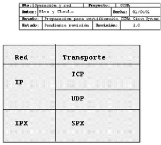 Figura 1.19 Protocolos de capa de transporte 