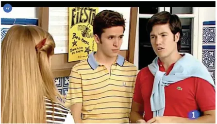 Figura 3: Arantxa, Carlos y Felipe (capítulo 219) 
